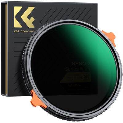 ฟิลเตอร์ K &amp; F แนวคิดนาโน-X 2 In 1 ND4-ND64ตัวกรองปรับได้ ND + CPL Polarizers กรองความหนาฟิลเตอร์ธรรมชาติสำหรับ37-82มม. 67เลนส์กล้องมม.