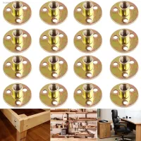 ✹ 10pcs Carbon Steel for Woodworking Splint Tee Nuts Galvanized Furniture Accessory Iron Plate Nut Fastener T Nuts