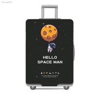 New Astronaut Colour Graphics Pattern Suitcase Dust Waterproof Cover Unisex Pull Rod Box Protective Cover