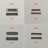 10pcs 34 40 Pin LCD Display Screen FPC Connector สําหรับ Samsung Galaxy M30S M30 M307 M305 M21 M31 M21S M215 A30 M315 A305 A50S A507