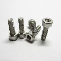 20/10PCS M2.5 M3/M4/M5/M6 DIN912 304 Stainless Steel Hexagon Socket Head Cap Screws Inner Hex Socket Bicycle Bolt Metric Thread Nails Screws Fasteners