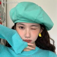 ✢ Korean Version Fashion Color Beret Hat Female and Painter Pumpkin Goros Caliente Para Mujer