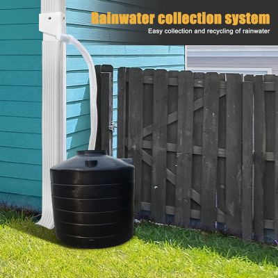 Rainwater Collection Downspout Diverter ระบบเก็บน้ำฝน Yard Gutter Drain