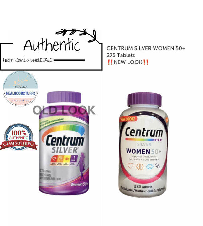 Centrum Silver for women 50+ , 275 tablets, kirkland, original