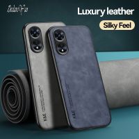 A5S A7X A9 A11X A12 Cases Suede Slim Hard Coque For OPPO A17 A32 A33 A53 Case Cover Metal Magnet Phone Case A54 A74 A94 A95 A96