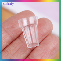 xuhaiy 4pcs 1 12 dollhouse Miniature CLEAR Wine drink CUPS ของเล่นเด็กตุ๊กตาอุปกรณ์เสริม