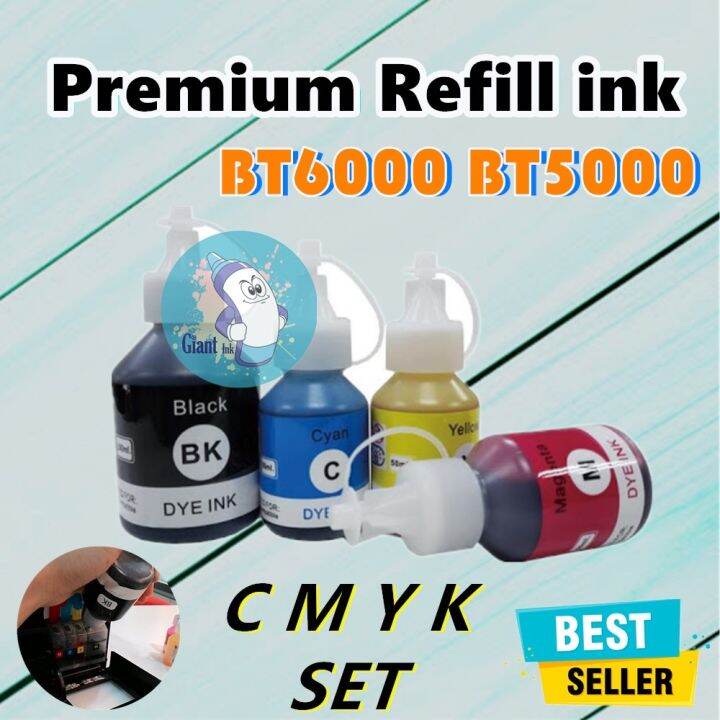 4 color set BT 5000 BT 6000 high quality Refill ink For Brother printer ...