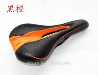 ℗℗ Newest 1006-1 black orange color Mountain bike saddle hollow light City Road bicycle front seat mat MTB bike parts Free shipping