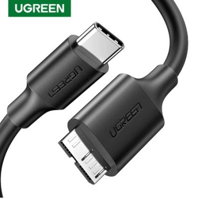 Ugreen USB C to Micro B 3.0 Cable 5Gbps 3A Fast Data Sync Cord For Macbook Hard Drive Disk HDD SSD C
