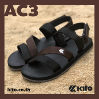 ?KITO AC3 รองเท้ารัดส้น (ไซส์36-43) สีแดง,เทา,กรม,โกโก้,ขี้ม้า