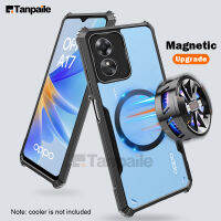 เคสบางเฉียบ Tanpaile สำหรับ Oppo A54 A58 A78 A17 A55 A94 F19 Pro 4G 5G กันกระแทกโปร่งใส Magsafe เคสโทรศัพท์แบบใสกันกระแทก