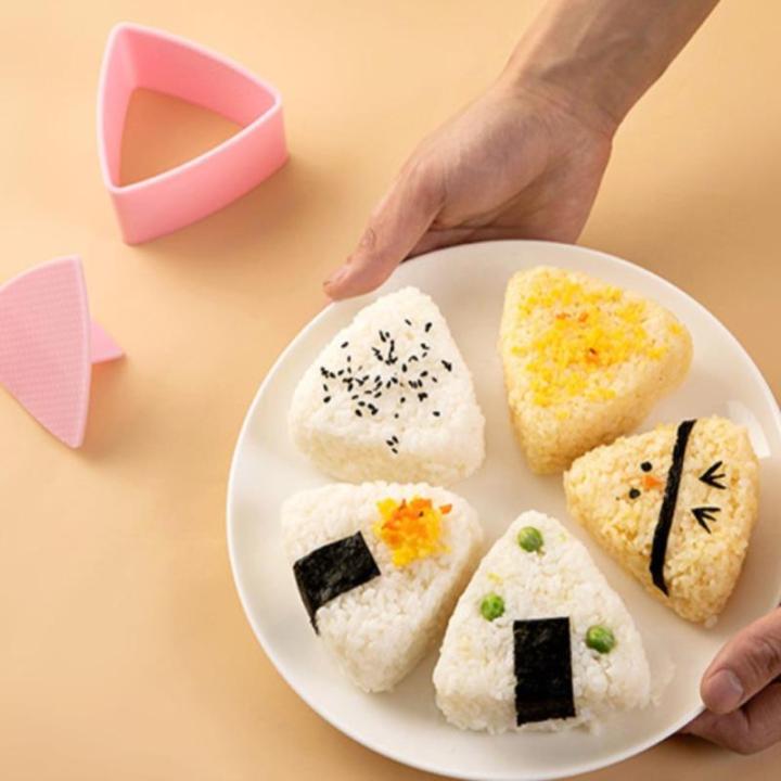 rayua-sushi-mold-onigiri-ข้าวบอลอาหารกดสามเหลี่ยมซูชิ-maker-แม่พิมพ์ซูชิ-kit