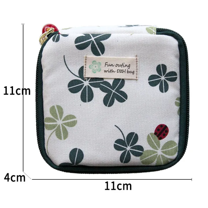 Sanitary napkin storage bag change card bag cute portable menstruation