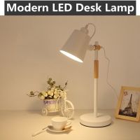 ▬ Modern Led Desk Lamp Adjustable Table Lamp For Study Office Reading Bedroom Bedside E27 Eye Protection Reading Lighting
