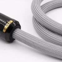 Hi-end 1-2M US AC Power cord Audiophile HiFi Audio Extension Power Cable P-029 US power plug