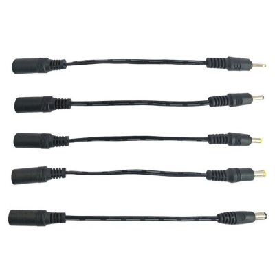 ；【‘； 5.5X2.1Mm DC Female Power Jack To DC Male Plug Cable 5.5*2.5Mm 3.5X 1.35Mm 4.0*1.7Mm 4.8 2.5 0.7 Extension Connector Power Cord