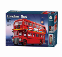 LEGO creative series London double decker bus 10258 assembled Chinese building block toy 21045