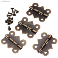 ✣ 20/12/4pcs Hinges with screws Butterfly Style Butt Iron hinge Antique Bronze Vintage Wooden jewelry box wine case 25x20mm