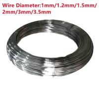 1PCS 304 Stainless Steel Spring Wire 1mm/1.2mm/1.5mm/ 2mm/3mm/3.5mm Spring Hard Steel Wire