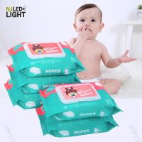 NJCAR LZD MALL  ทิชชู่เปียก กระดาษเปียก Baby Wipes ผ้าเปียก กระดาษทิชชู่เปียก ทิชชู่เปียกสําหรับเด็ก ผ้านุ่มชุ่ม