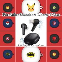 【Discount】  For Anker Soundcore Liberty 4 Case Simple Cartoon for Anker Liberty 4 Casing Soft Earphone Case Cover