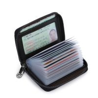 hot！【DT】﹍▣♧  20 Detents Cards Holders Business Bank Credit Bus ID Card Holder Cover Coin Anti Demagnetization Wallets Organizer