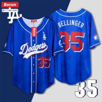 เสื้อแฟชั่น เสื้อกีฬาเบสบอล LA DODGERS 35