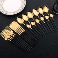 【CW】 Gold Cutlery Set   Flatware - Sets Aliexpress