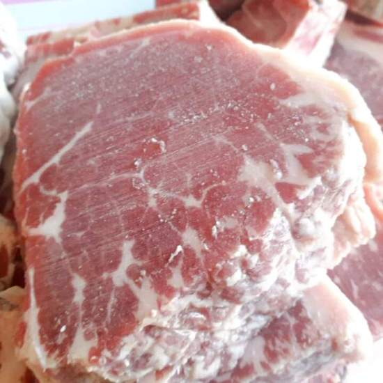 Hcm- gù bò cắt steak 2cm 500gr - thích hợp nướng chao, sate - ảnh sản phẩm 2