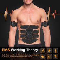 [Rear Waves]สมาร์ทเทรนเนอร์กล้ามเนื้อหน้าท้อง StickerSculpting Massager Stimulator PadGym Abs ArmStickers นวดผ่อนคลาย