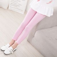 Summer Girls Modal Leggings Solid Color Baby Girl Skinny Pants Ankle-length Trousers Children Spring Clothes