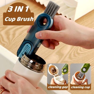 ✔ Bottle Gap Cleaner Brush Cup Crevice Cleaning Brush Silicone Bottle Cup-Holder Cleaner for Home Kitchen Cleaning Accessories