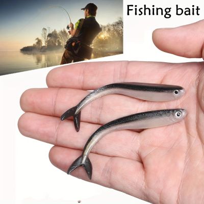 10pcs Paddle Tail Swimbaits, Soft Fishing Lure, Bionic Loach Bait For Freshwater And Saltwater Fishing, Fishing Accessories