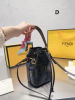 2023 FendˉiSummer New Womens Handbag One Shoulder Large Capacity Bucket Bag Light Luxury Versatile High Grade Crossbody Bag