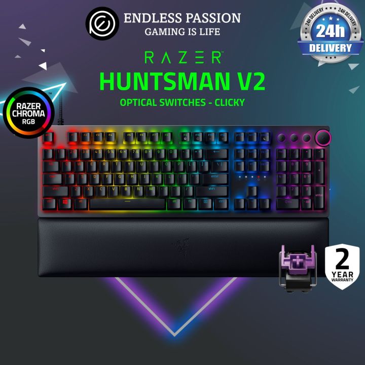  Razer Huntsman V2 Optical Gaming Keyboard: Fastest