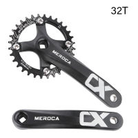 Badao Meiguanxi MTB จานหน้าจักรยาน30T-42T 104BCD แคบกว้างสแควร์เดี่ยวเฟือง Crank