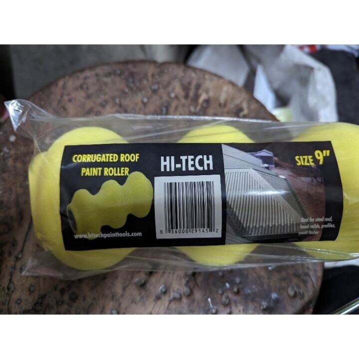 ♤Paint Roller Hitech corrugated roof roller 9 inch Brush yero Lazada PH
