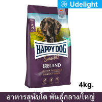 อาหารสุนัข Happy Dog Sensible Ireland Lachs &amp; Kaninchen อาหารสุนัขโต สูตรเนื้อกระต่ายป่าและปลาแซลมอน 4กก. (1ถุง) Happy Dog Sensible Ireland Salmon and Rabbit Adult Dog Food 4Kg (1 bag)