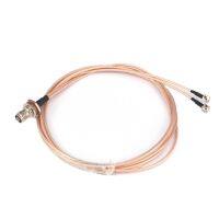 ♦□ Extension Cable Cord TNC Female Bulkhead O-ring to 2 X TS9 Male Right Angle Connector Splitter Combiner Cable Pigtail RG316 15CM