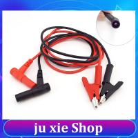 JuXie store 20A Alligator Crocodile Clip To 4Mm Banana Plug Test Lead Cable Connector Probe Dual Head For Multimeter Measure