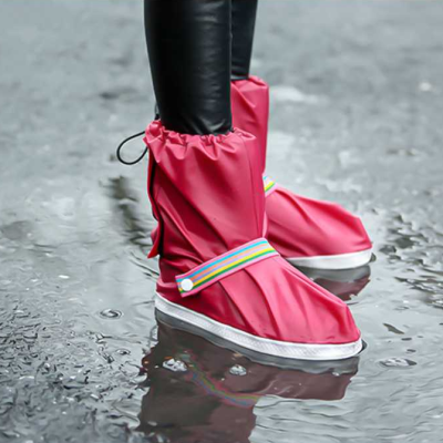 รองเท้ากันฝน กันลื่น คาดสายรุ้ง Size S (EU 36-38)