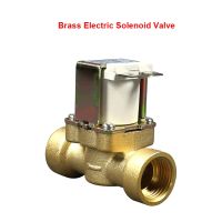 1/2" Brass Electric Solenoid Valve 2 Way High Temperature Resistance 12V 24V 220V Water Inlet Flow Switch For Solar Water Heater Washer Dryer Parts