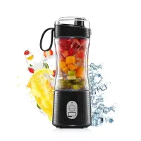 6 Blade Fruit Mixer Smoothie Blender Portable Blender Bottle Electric Personal Portable Juicer 4000Amh Battery Power