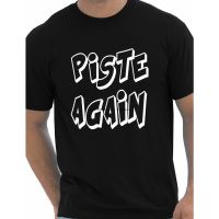 เสื้อยืด พิมพ์ลายสโนว์บอร์ด สกี Piste Again Apres สําหรับผู้ชาย  PLQK