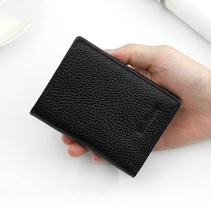 layor-wallet-กระเป๋าสตางค์นุ่มบางเฉียบ100หนังแท้มินิกระเป๋าสตางค์บัตรเครดิตกระเป๋าผู้ถือบัตรกระเป๋าสตางค์ผู้ชายบางขนาดเล็ก