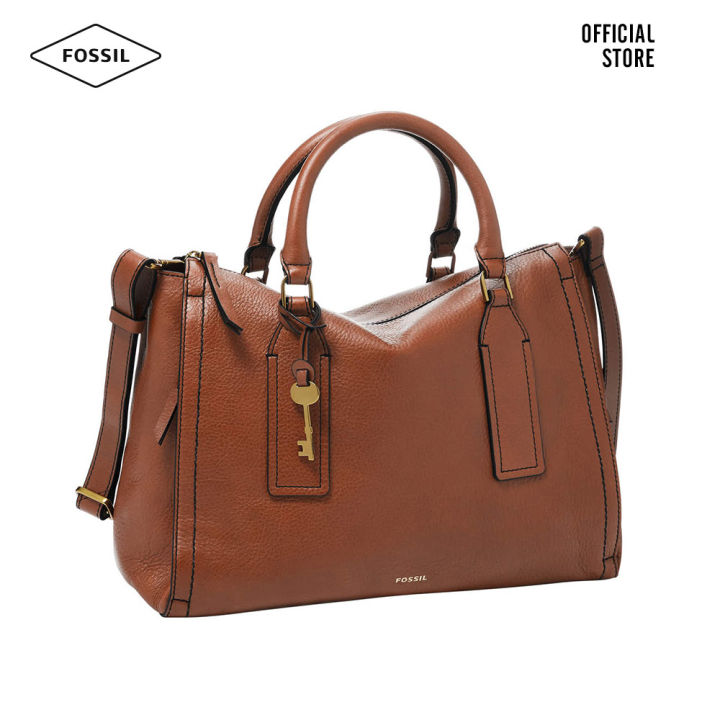 Túi xách nữ Fossil Parker Satchel Bag ZB1708200- nâu 