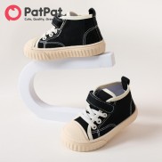 PatPat Shoes Giày Vải Velcro Buộc Dây Cổ Cao Cho Bé Trai Trẻ Tập Đi