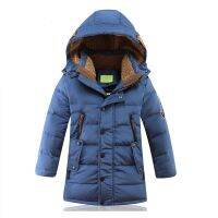 -30 Degree Childrens Winter Jackets Duck Down Padded Children Clothing New Big Boys Warm Winter Down Coat Thickening Outerwear