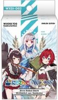 WX WXDi-D02 Wixoss Diva Debut Deck Nijisanji ver. Sanbaka D02 Wixoss Booster Deck 1 Deck WXDi-D02 4904810193760