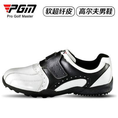 PGM factory direct supply mens golf shoes microfiber leather sneakers wholesale golf
